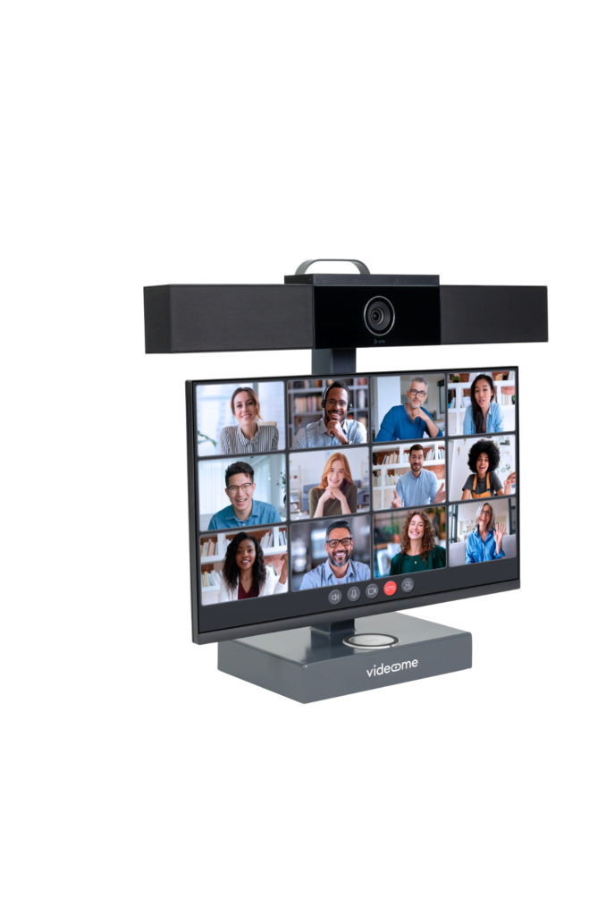 Equipamento de videoconferência premium e portátil